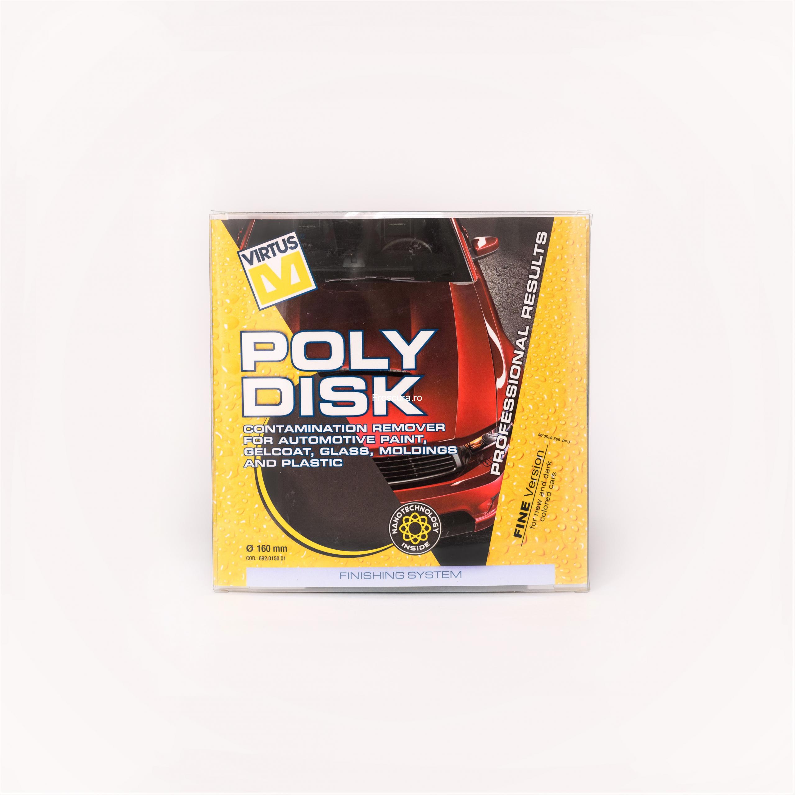VIRTUS - POLIDISK NANOTECHNOLOGY DECONTAMINARE SUPRAFETE 160 MM