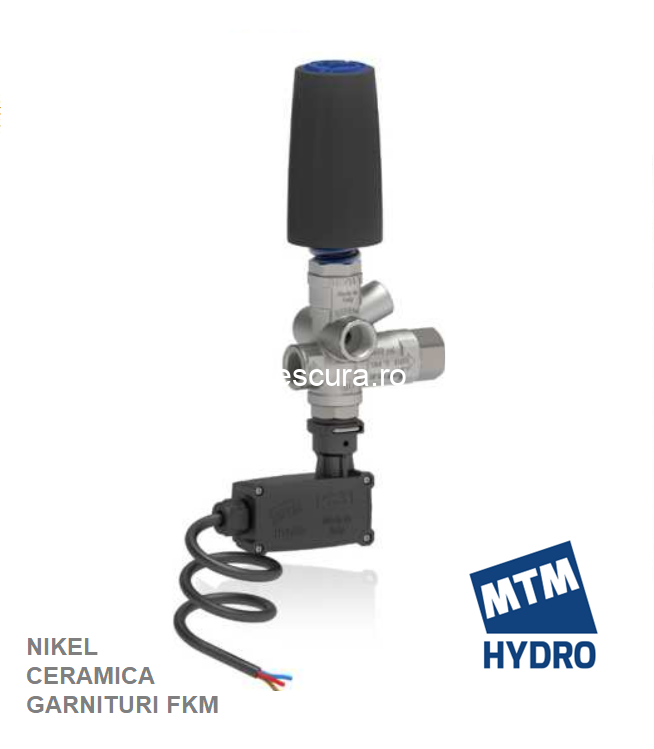 MTM Hydro Regulator presiune (by pass) cu microswitch BRV31T NIKEL